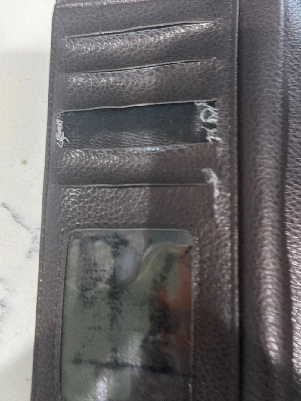 Coach Brown Signature Continental Wallet